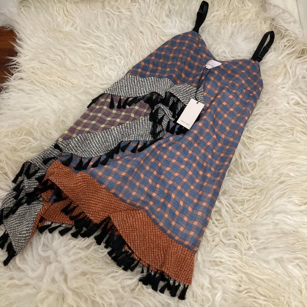 CINQ À SEPT Plaid Print Mini Dress - Picture 3 of 14